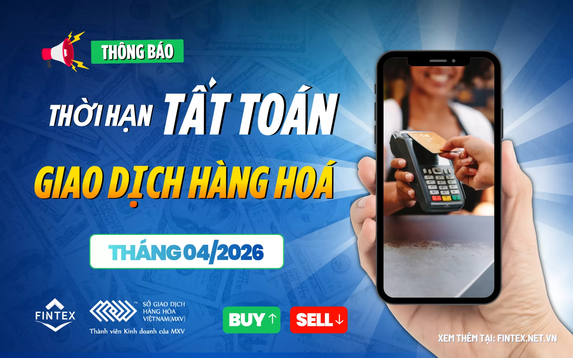Thông Báo Thời Hạn Tất Toán Hợp Đồng Tháng 04/2026
